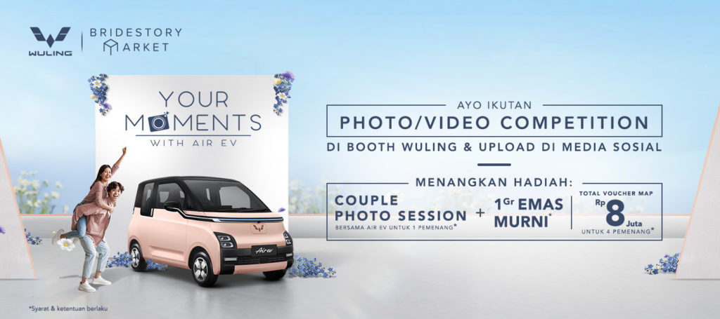 Wuling Air ev Meriahkan Pameran Bridestory Market 2022 Wuling Air ev Meriahkan Pameran Bridestory Market 2022